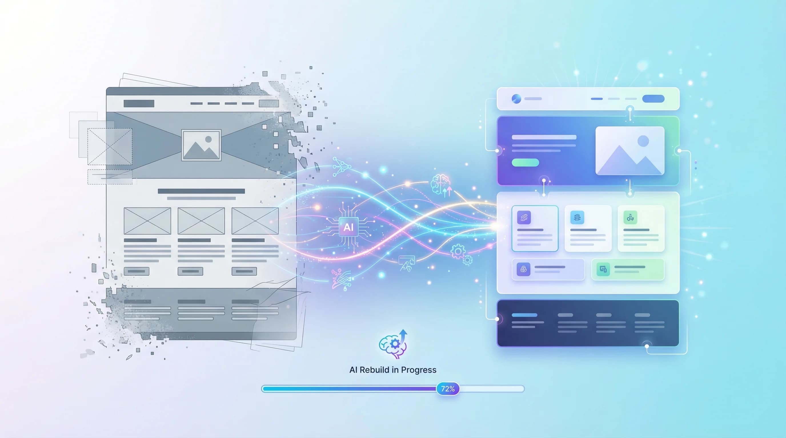 AI rebuilds your site